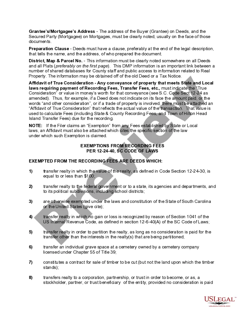 Preview Warranty Deed from an Individual to Three Individuals