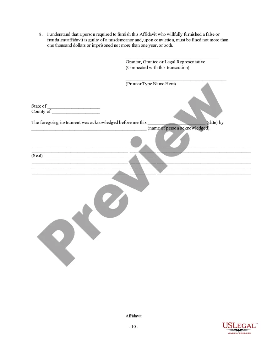 Preview Quitclaim Deed from Two Individuals/Husband and Wife to Individual