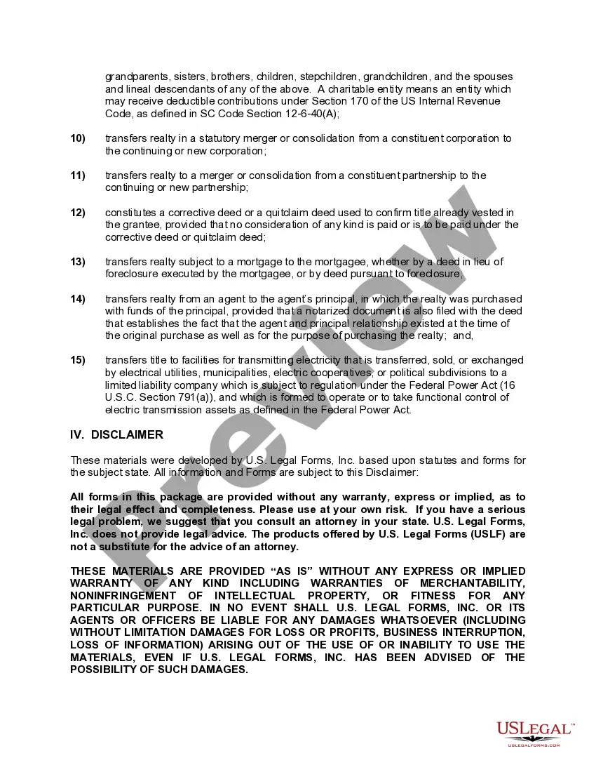 Preview Quitclaim Deed from Two Individuals/Husband and Wife to Individual