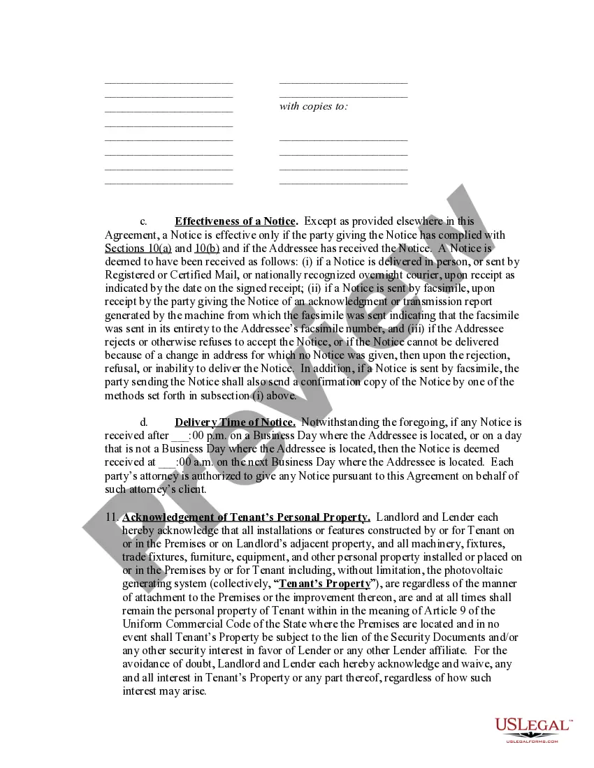 Get Subordination, Non-disturbance and Attornment Agreement Preview Subordination, Non-disturbance and Attornment Agreement