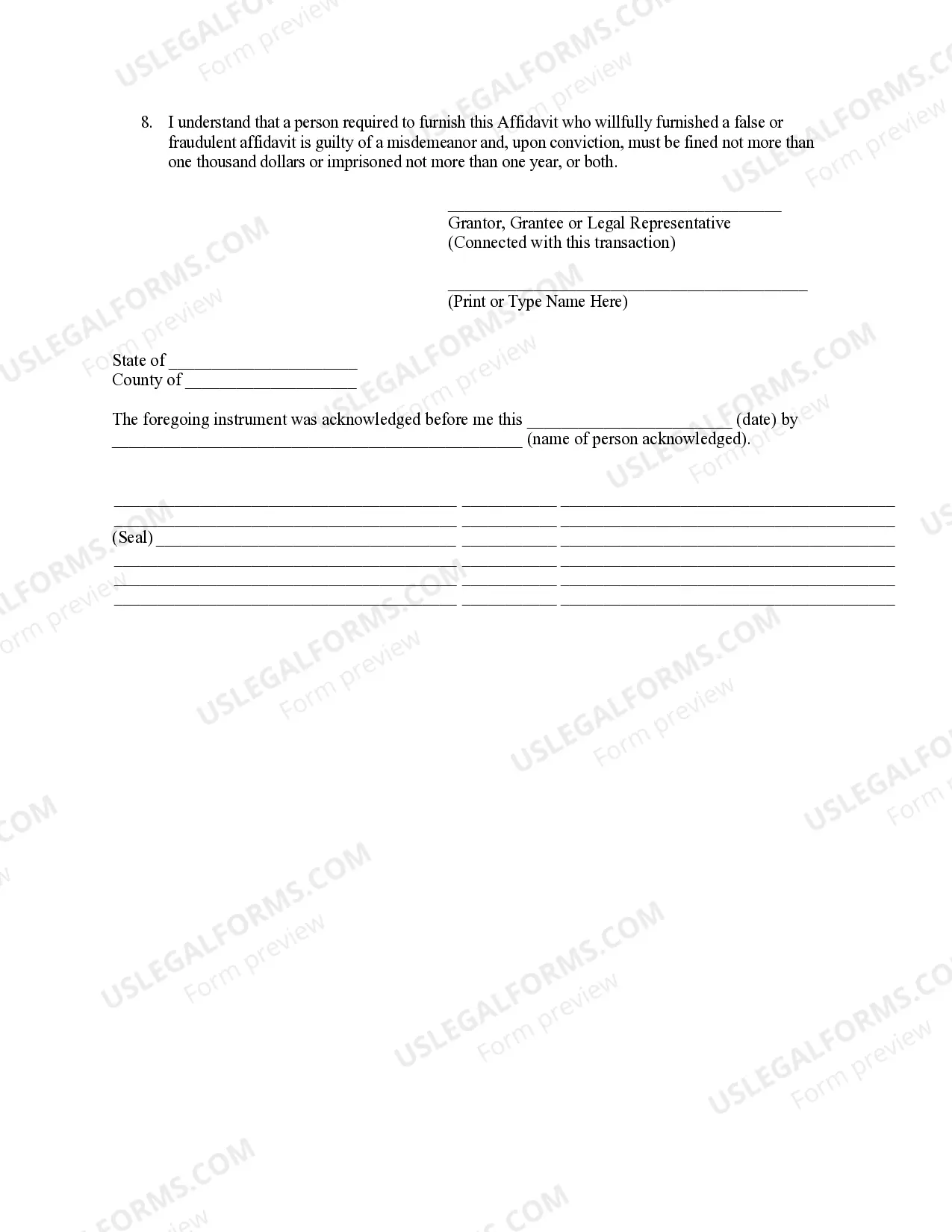 Preview Quitclaim Deed from Individual to Corporation