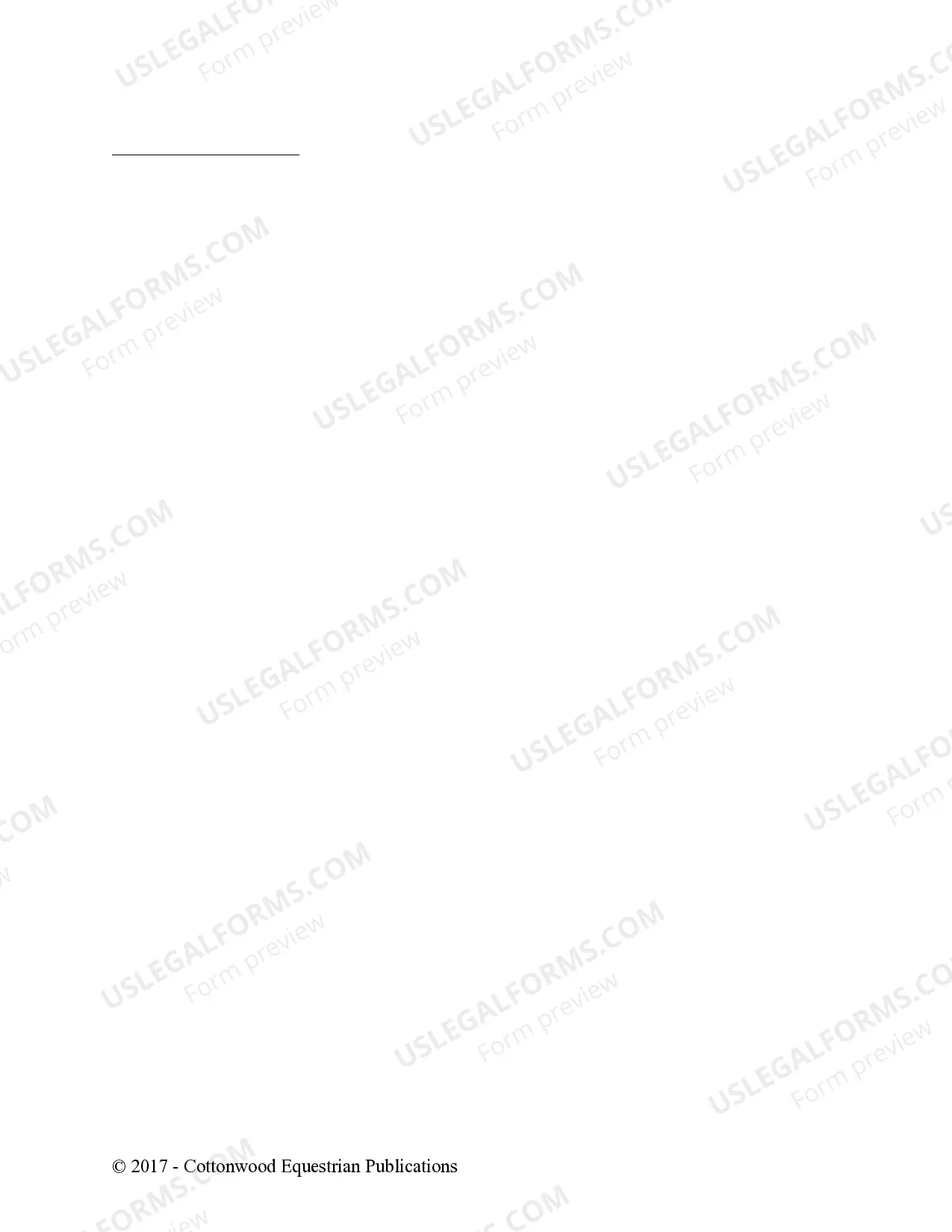 Preview Authorization To Obtain Medical Treatment For Minor Child - Horse Equine Forms