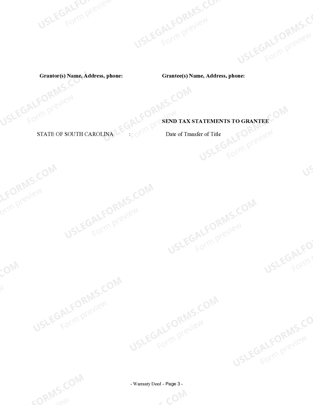 Preview Warranty Deed from Husband and Wife to Corporation