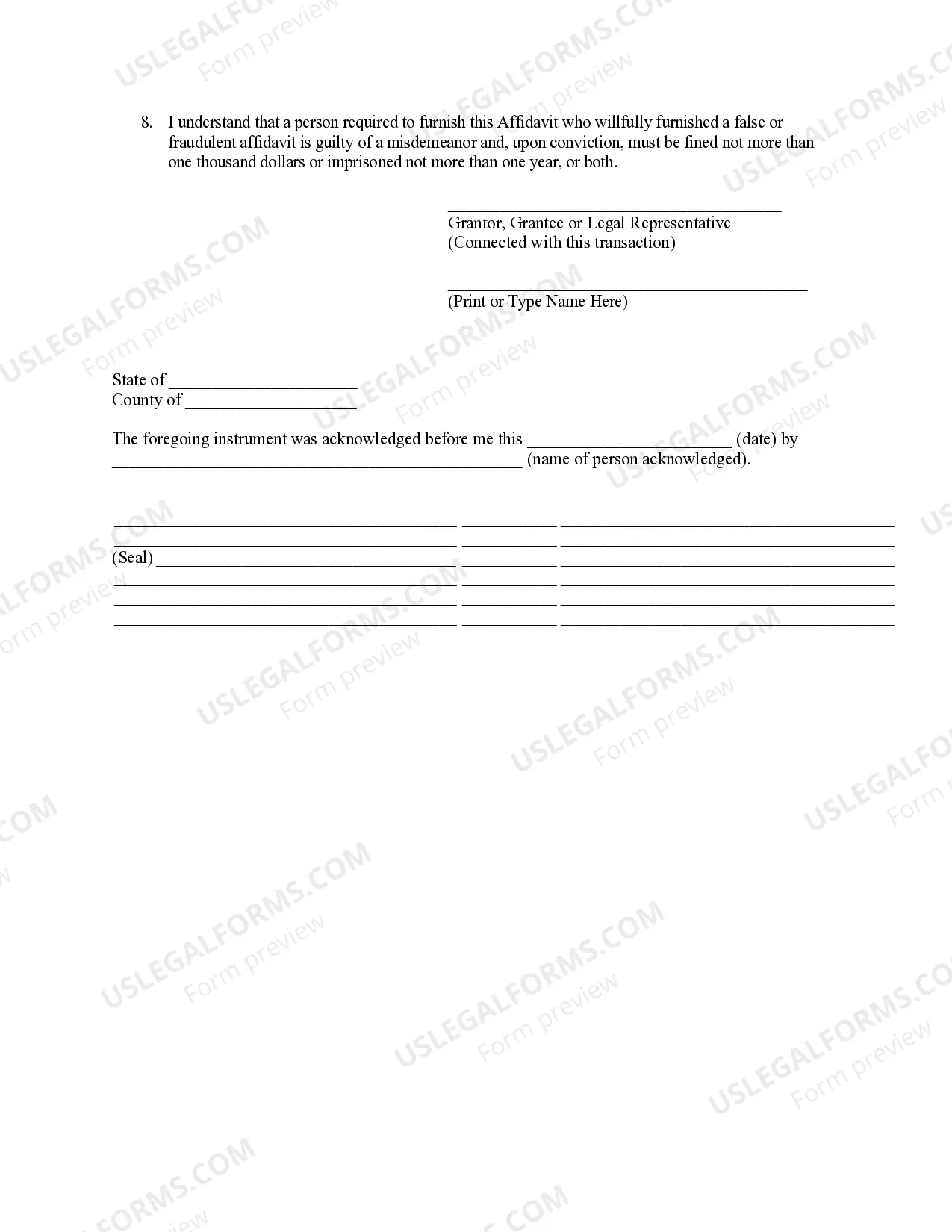 Preview Quitclaim Deed from Husband and Wife to LLC