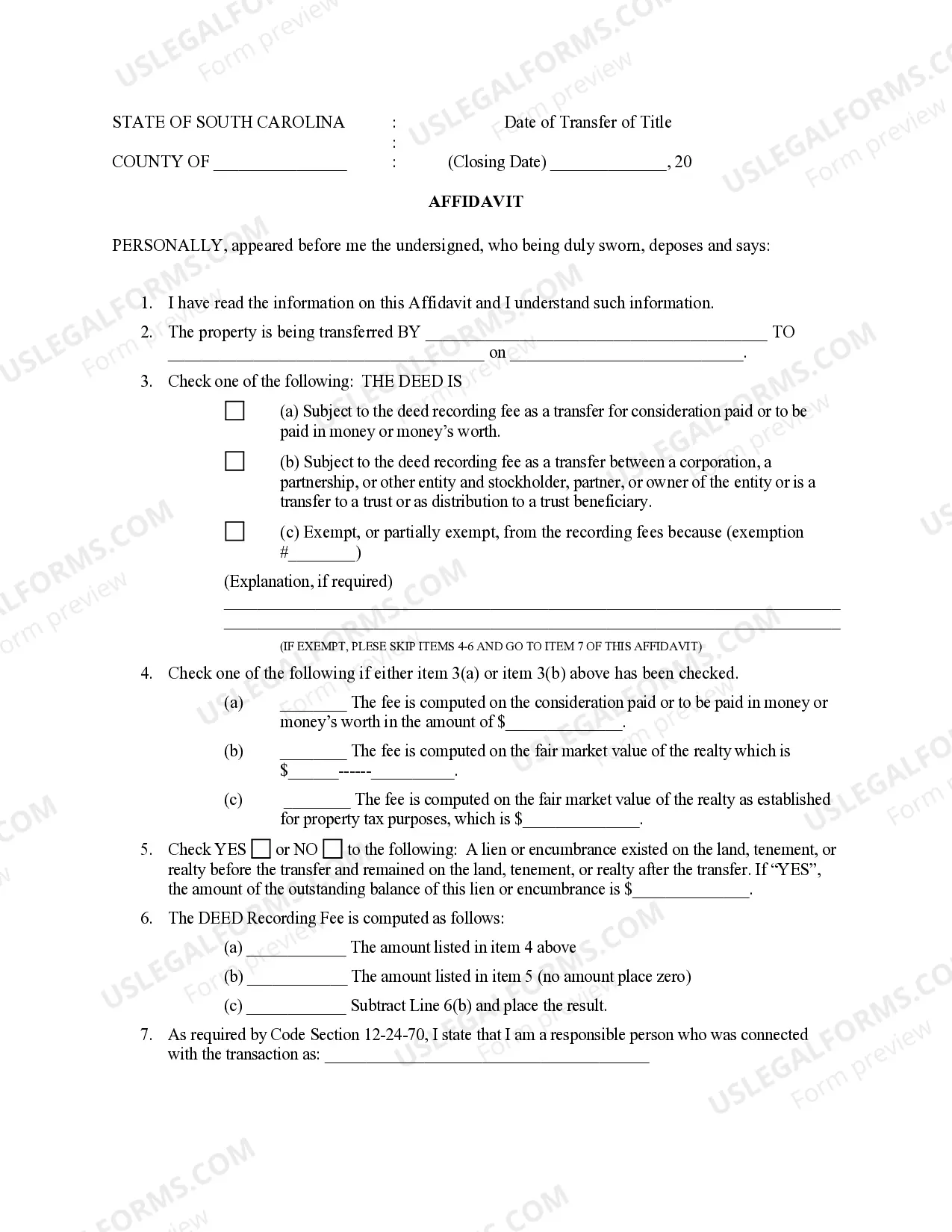 Preview Warranty Deed from Husband and Wife to LLC
