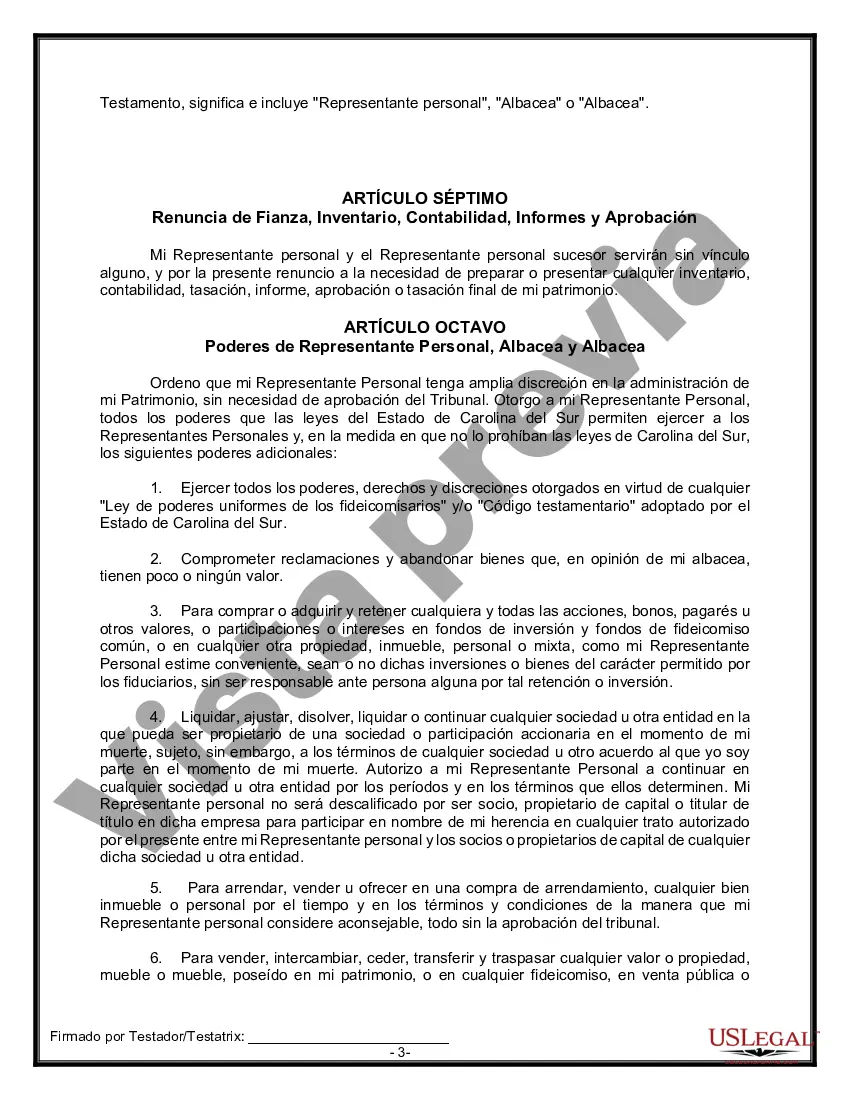 Preview Testamentos mutuos que contienen última voluntad y testamentos para personas solteras que viven juntas sin hijos