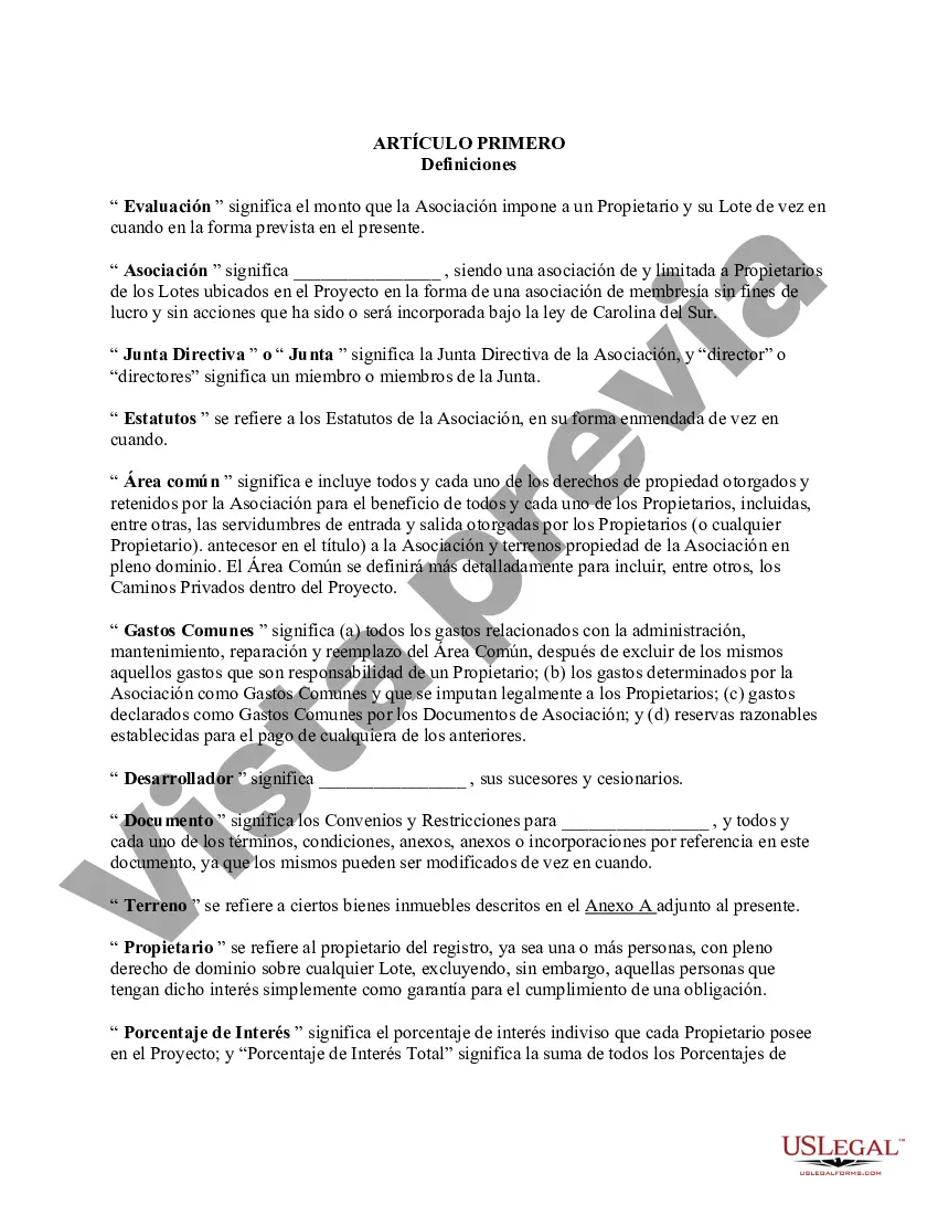 Preview Convenios y Restricciones