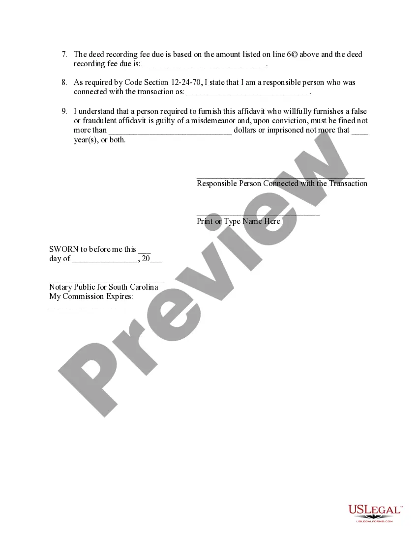 Preview Electric Line Right-of-Way Easement