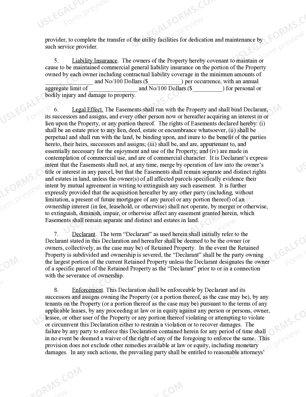 South Carolina Easements With Covenants And Restrictions US Legal Forms