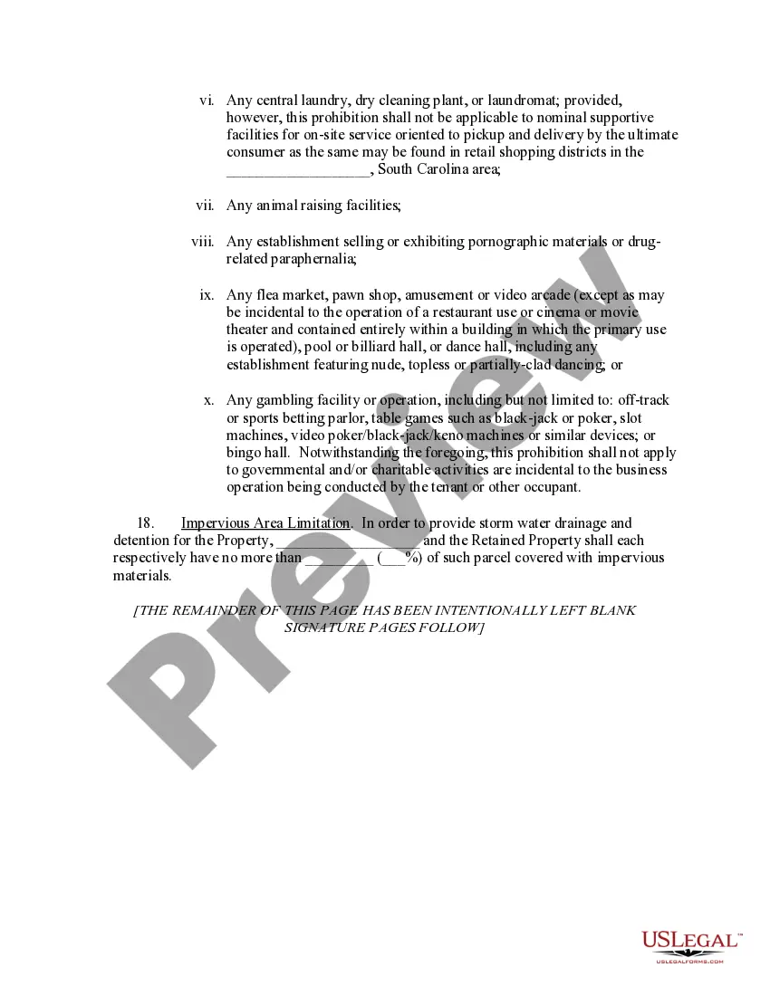 Preview Declaration of Easements, Covenants and Restrictions