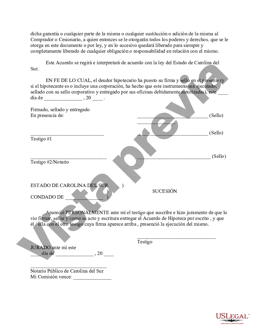 Preview Acuerdo de hipoteca