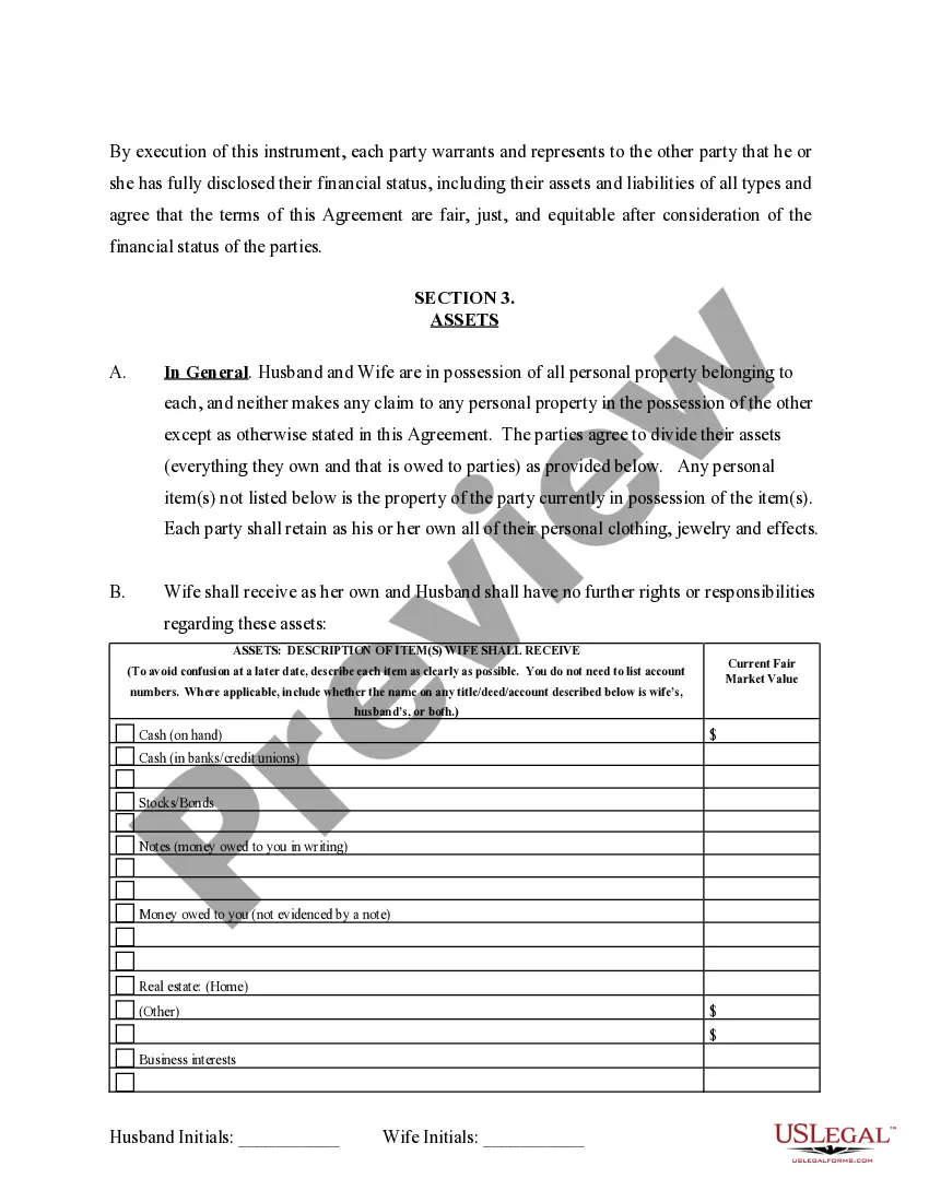 Get Marital Domestic Separation and Property Settlement Agreement Adult Children Preview Marital Domestic Separation and Property Settlement Agreement Adult Children