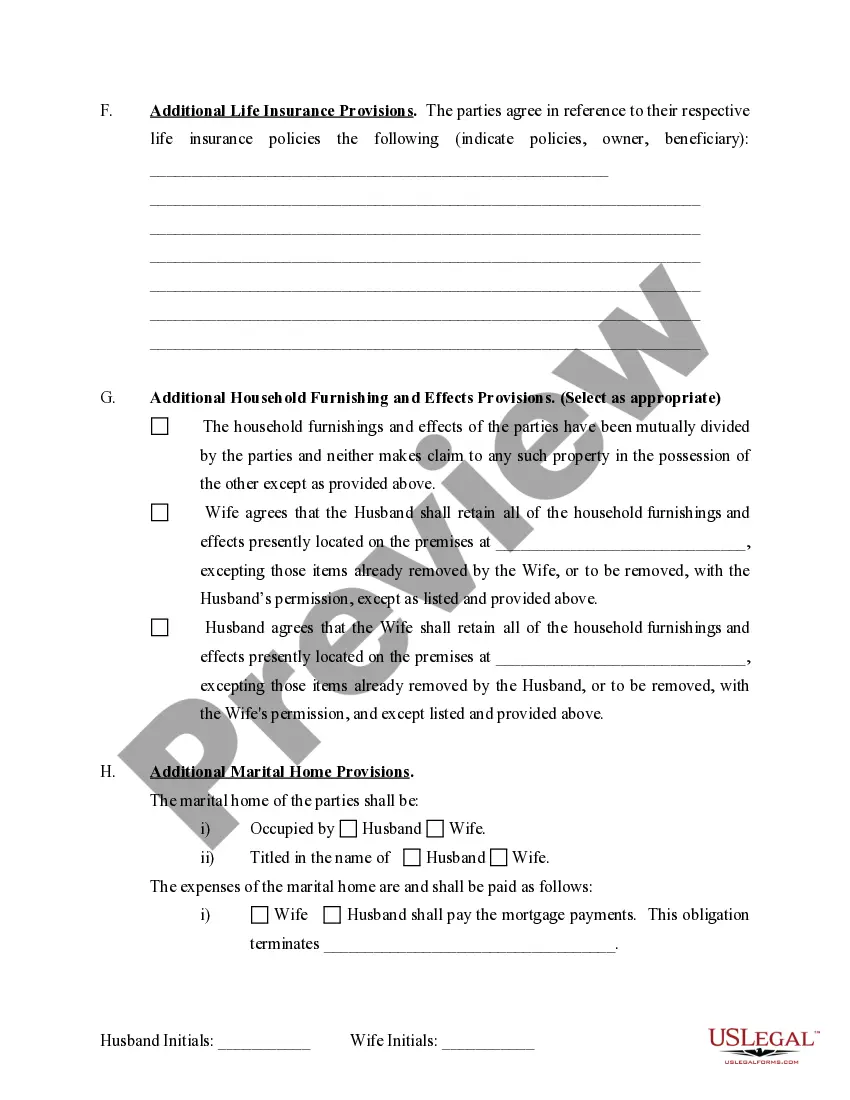 Get Marital Domestic Separation and Property Settlement Agreement Adult Children Preview Marital Domestic Separation and Property Settlement Agreement Adult Children
