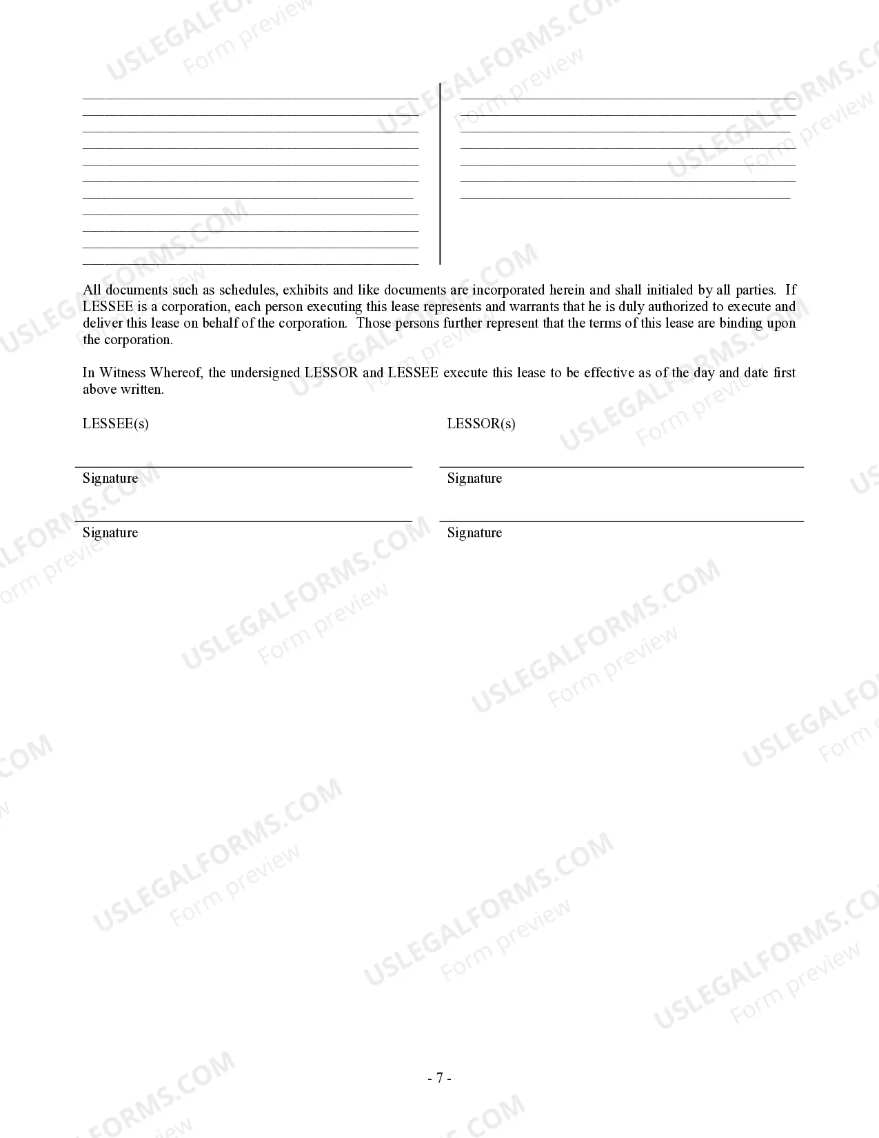 Preview Commercial Building or Space Lease