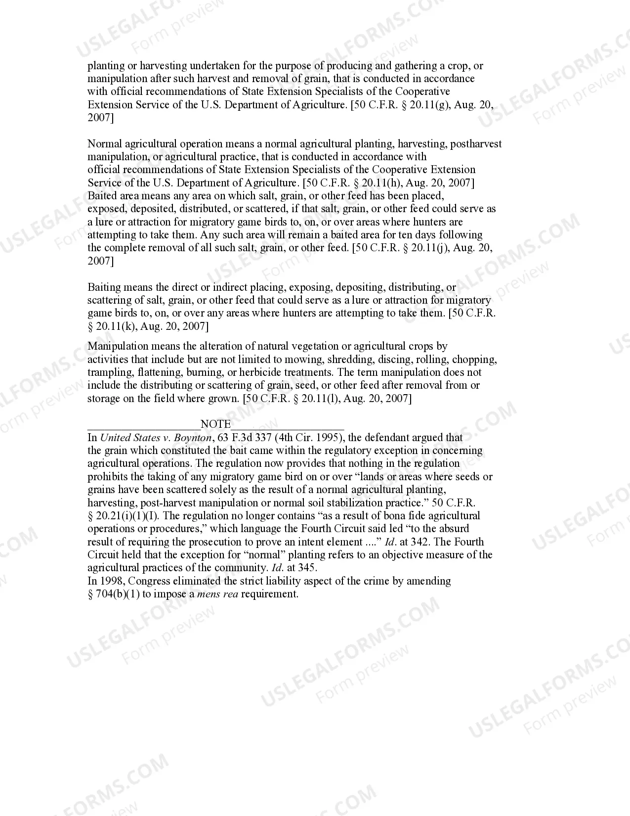Preview MIGRATORY BIRD TREATY ACT