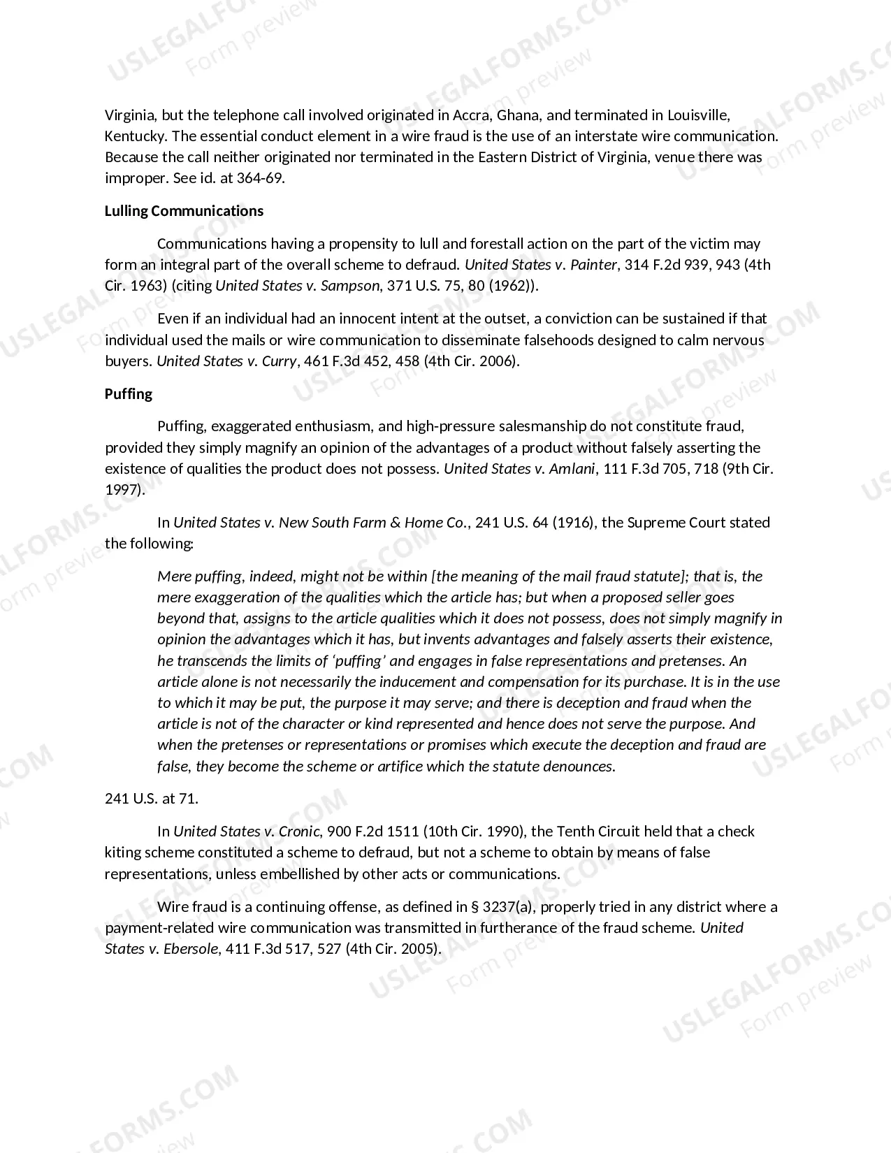 Preview WIRE FRAUD