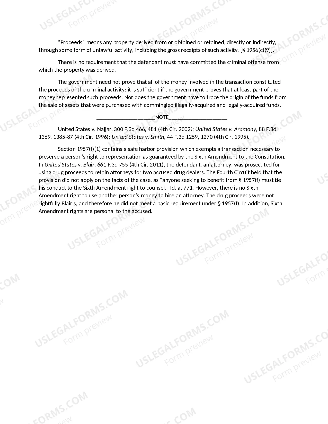 Preview ENGAGING IN MONETARY TRANSACTIONS