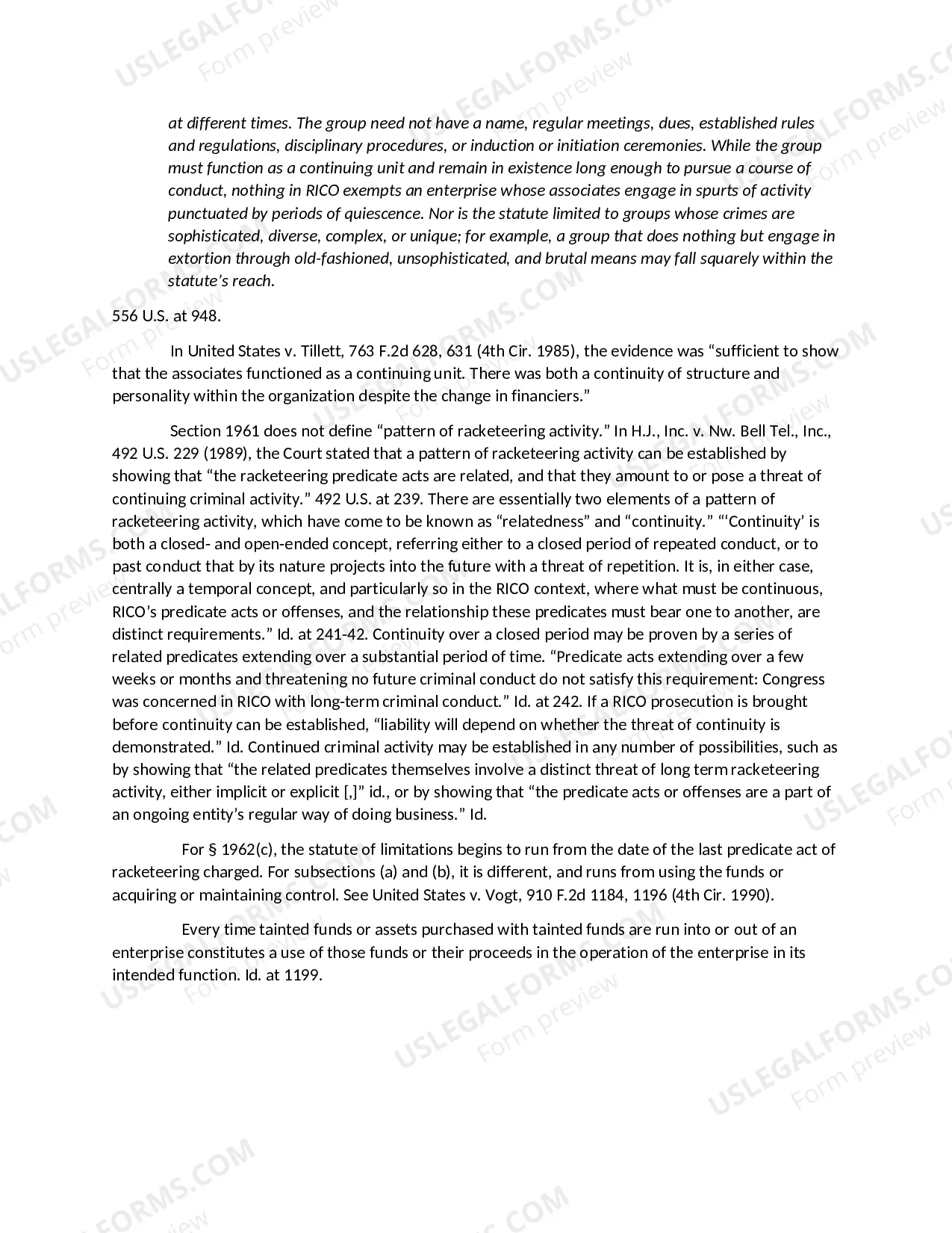 Preview RACKETEER INFLUENCED AND CORRUPT ORGANIZATIONS