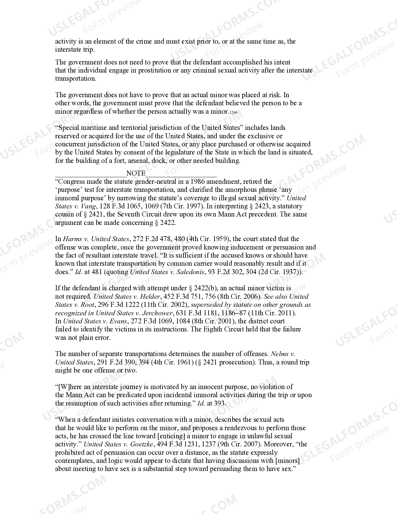 South Carolina WHITE SLAVE TRAFFIC US Legal Forms