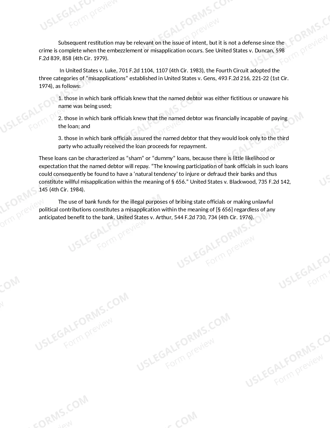 Preview EMBEZZLING FROM A BANK