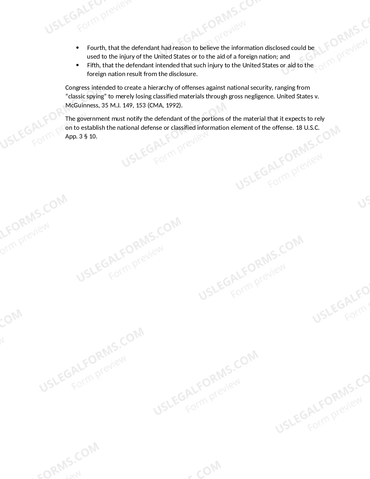 Preview TRANSMITTING DEFENSE INFORMATION