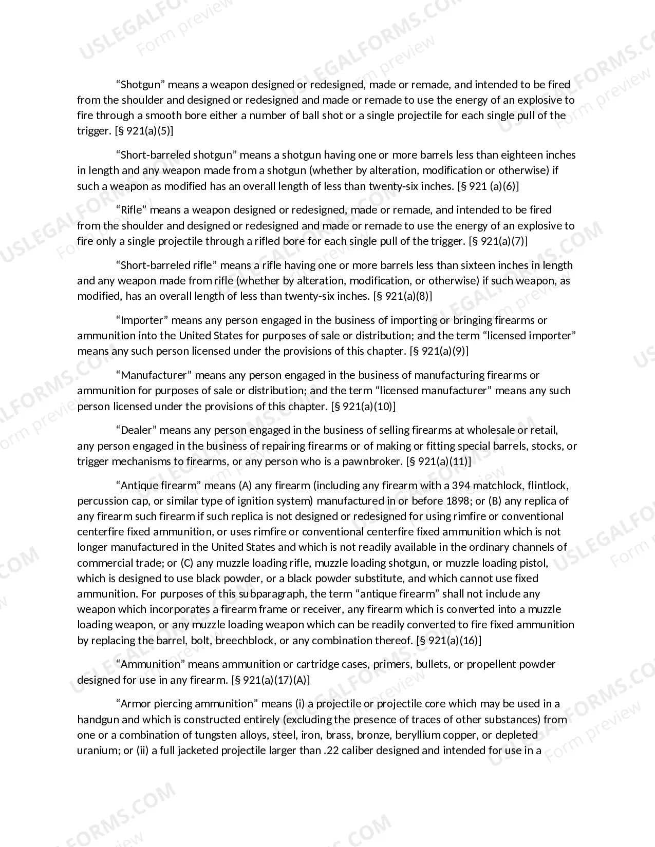 Preview DEFINITIONS