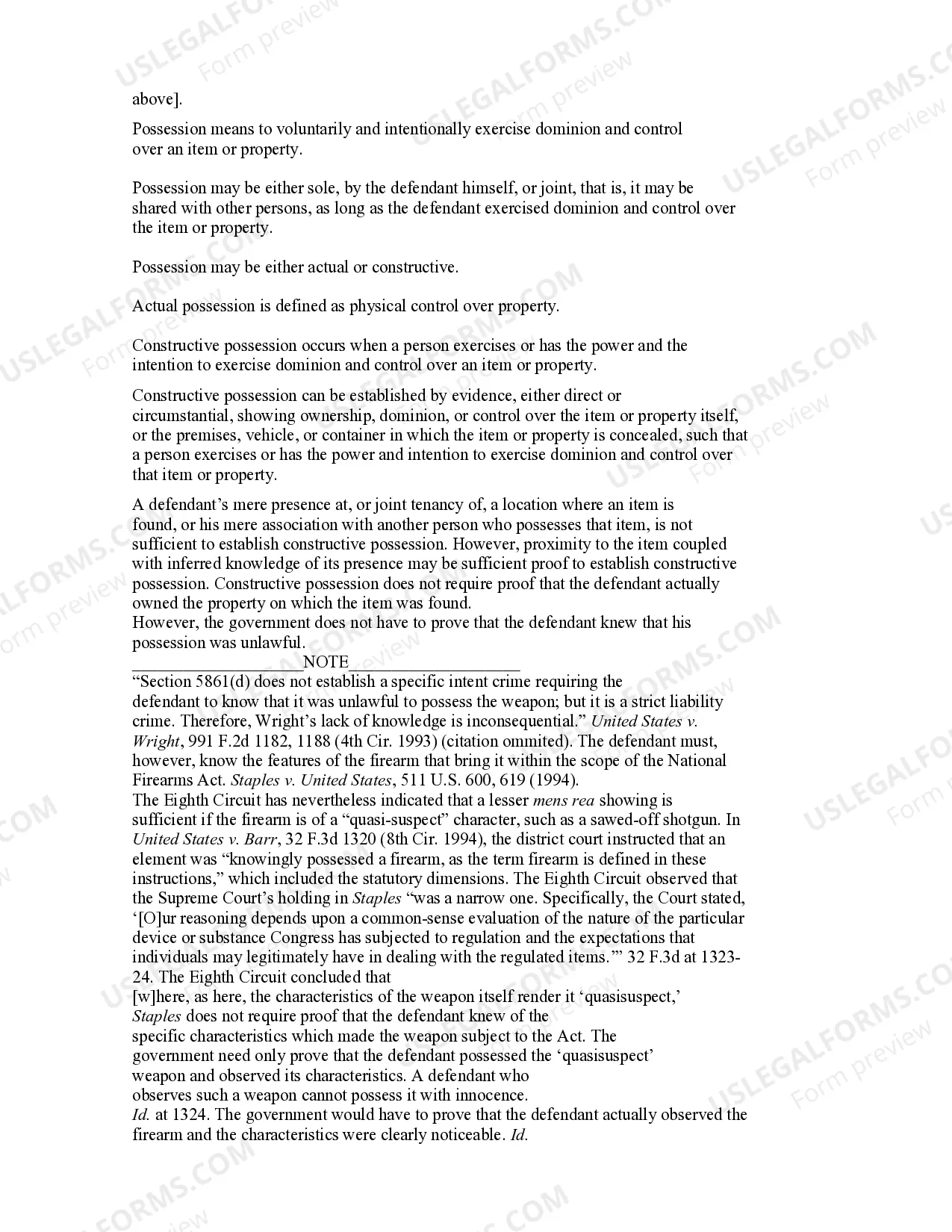 Preview NATIONAL FIREARMS ACT