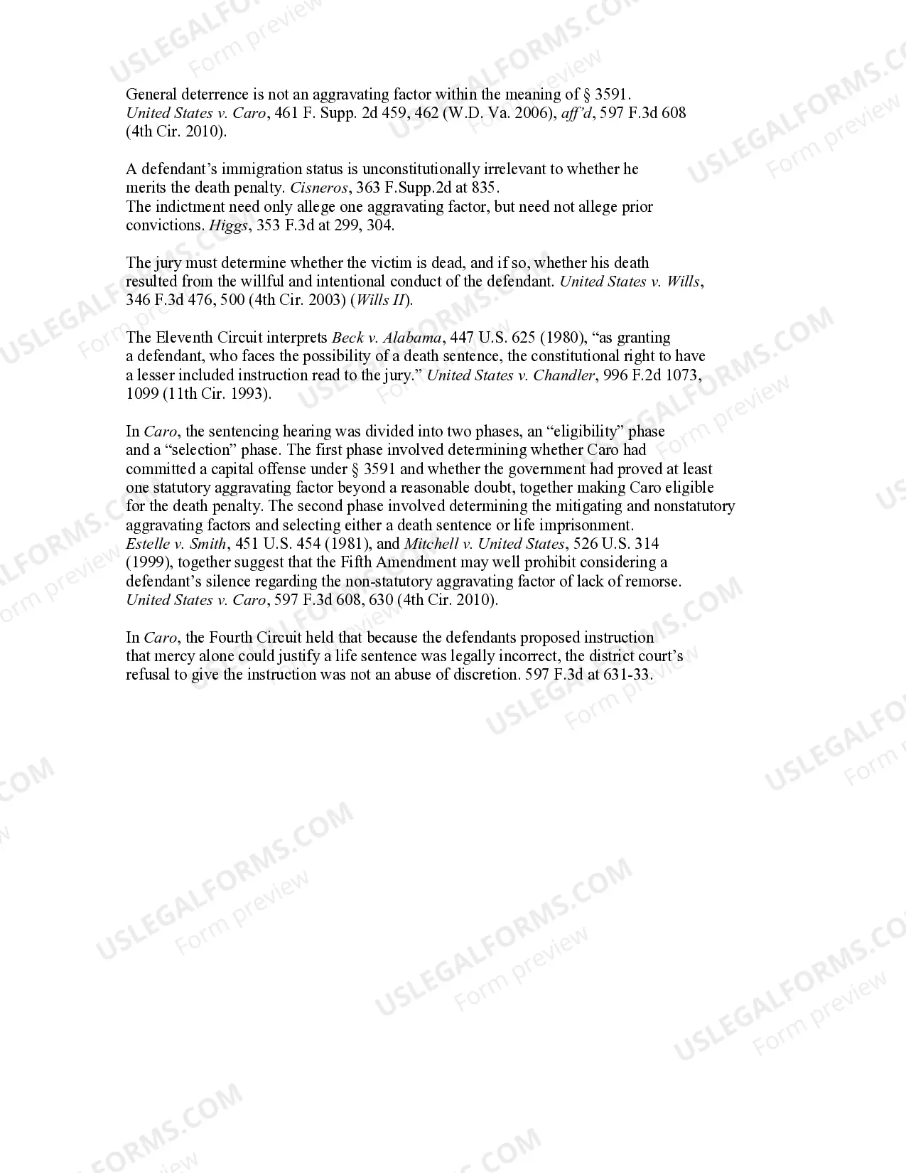 Preview MITIGATING FACTORS