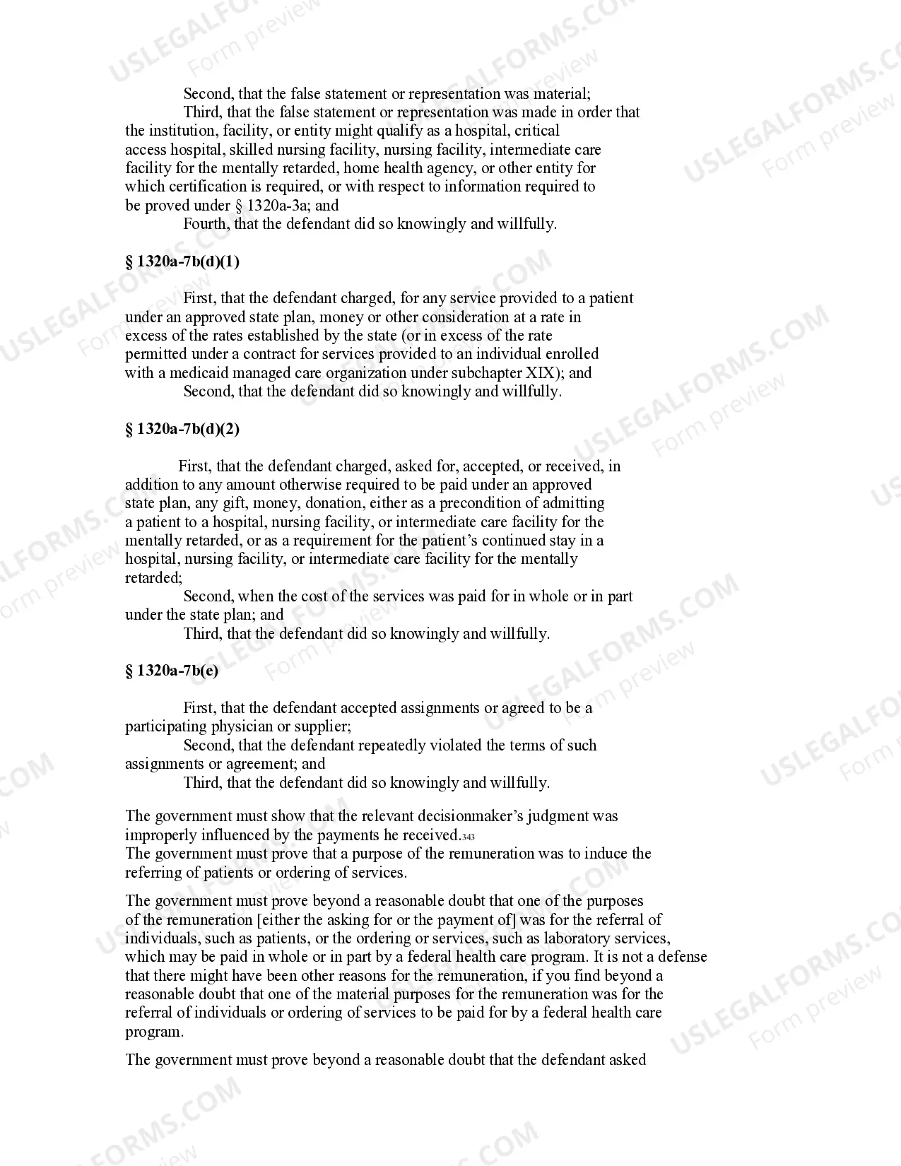 Preview ANTI-KICKBACK STATUTE