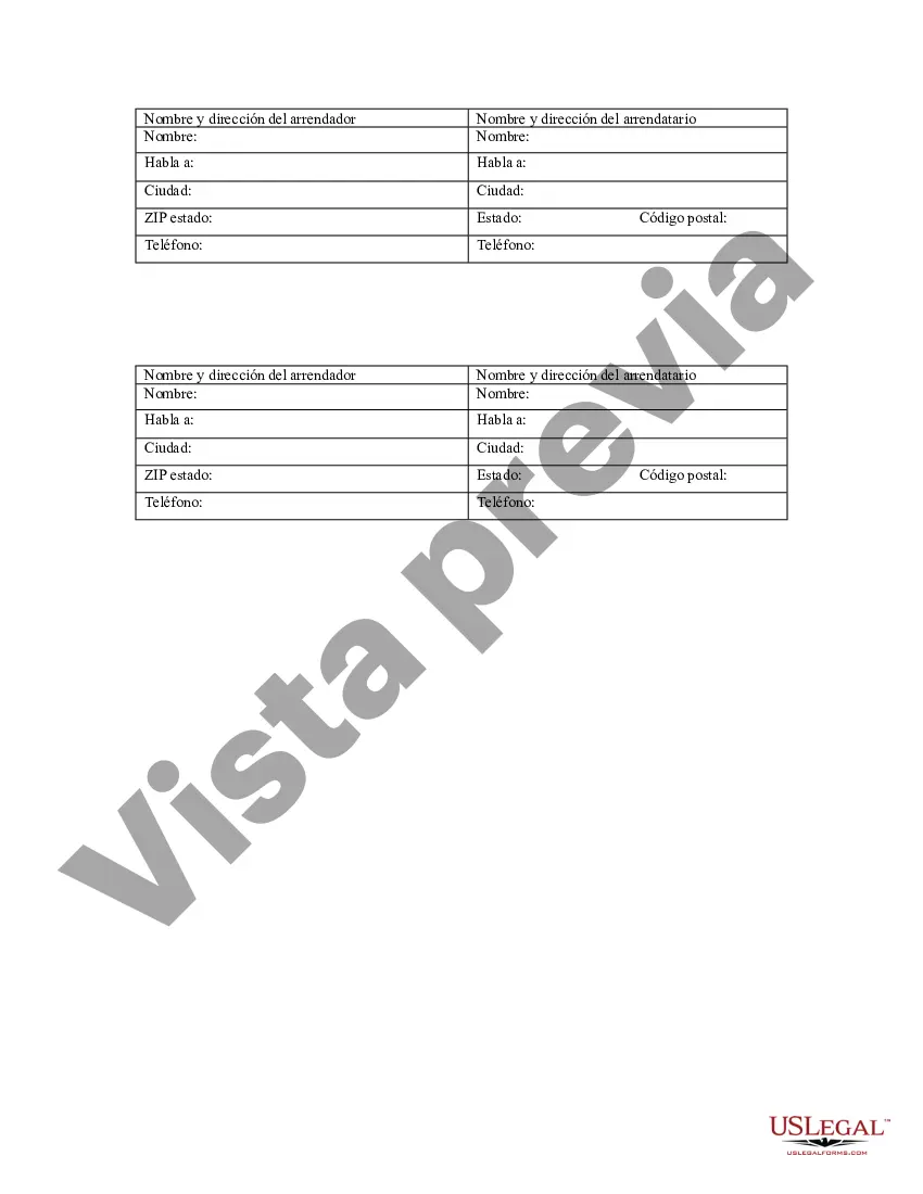 Preview Aviso de Arrendamiento para Grabación