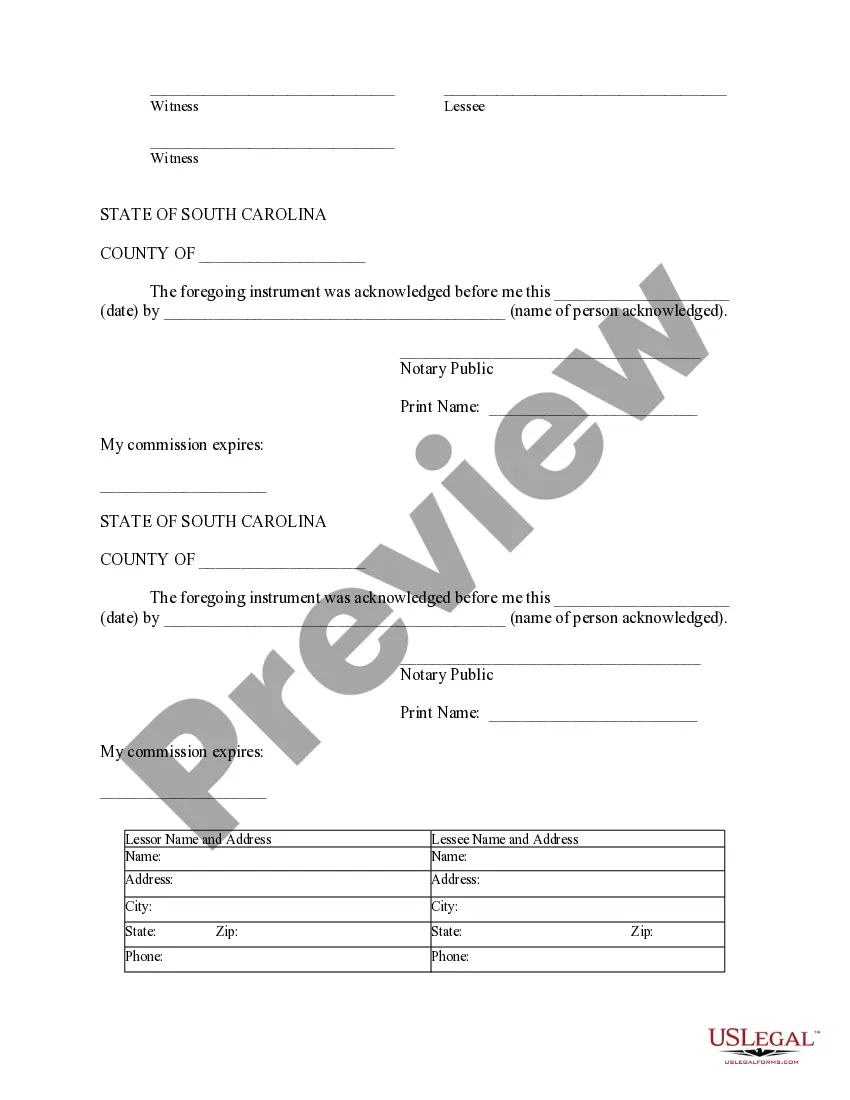 Get Notice of Lease for Recording Preview Notice of Lease for Recording