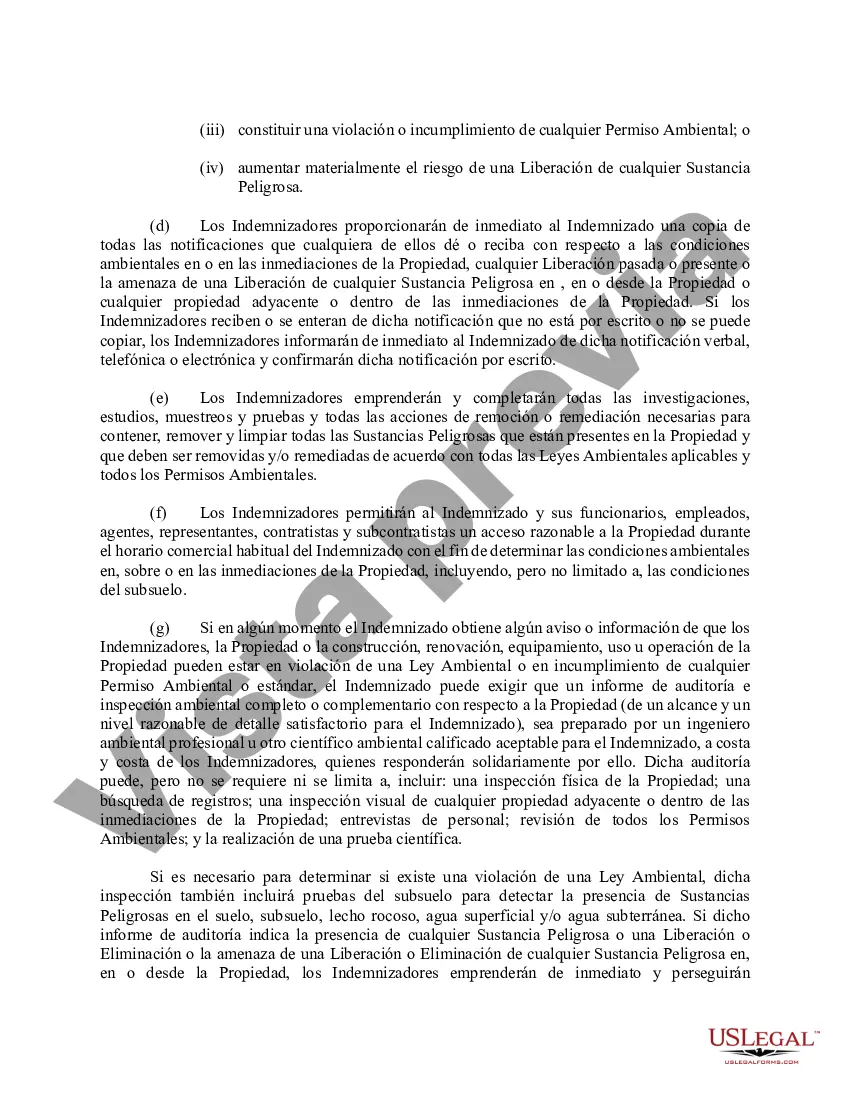 Preview Compromiso de Cumplimiento e Indemnización Ambiental