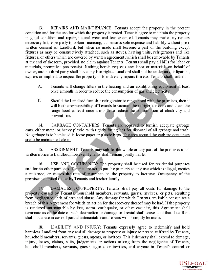 Preview Lease Agreement with Option to Purchase