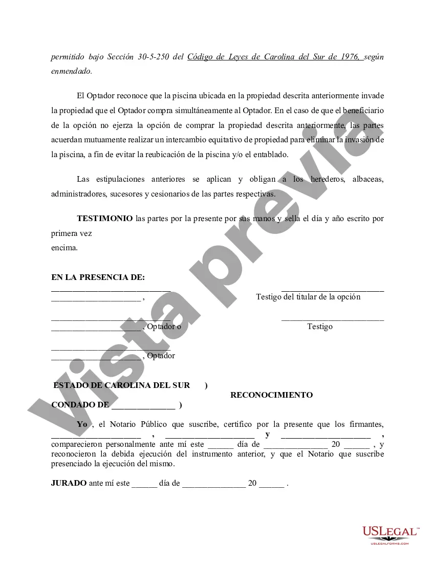 Preview Opción de Compra