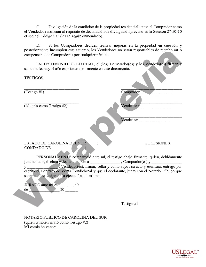 Preview Contrato de venta a plazos condicional