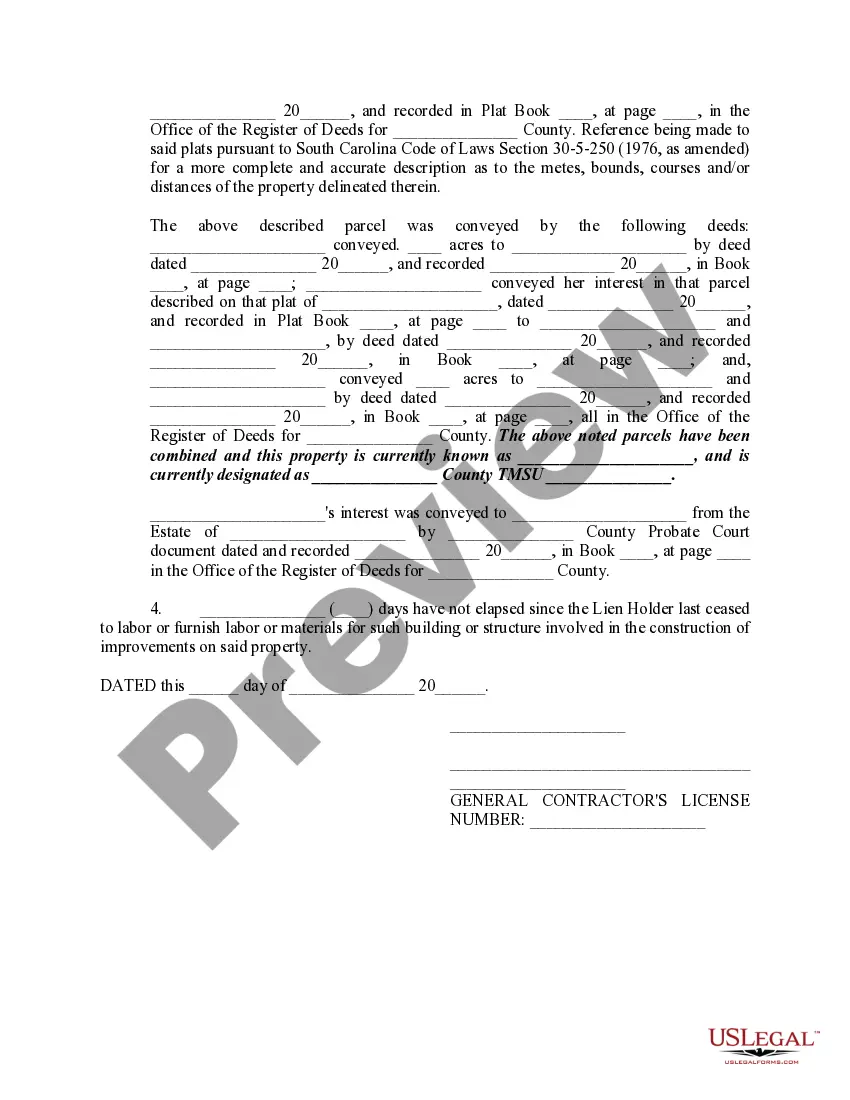 Get Notice and Certificate of Mechanic's Lien and Invoice Preview Notice and Certificate of Mechanic's Lien and Invoice