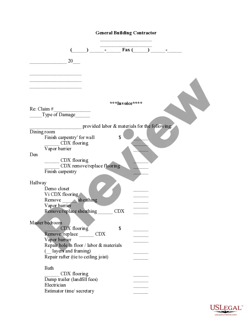 Get Notice and Certificate of Mechanic's Lien and Invoice Preview Notice and Certificate of Mechanic's Lien and Invoice