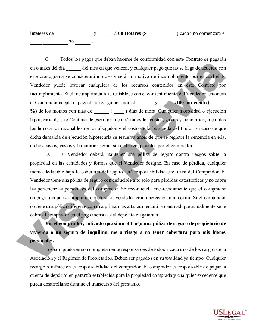 Preview contrato de escritura