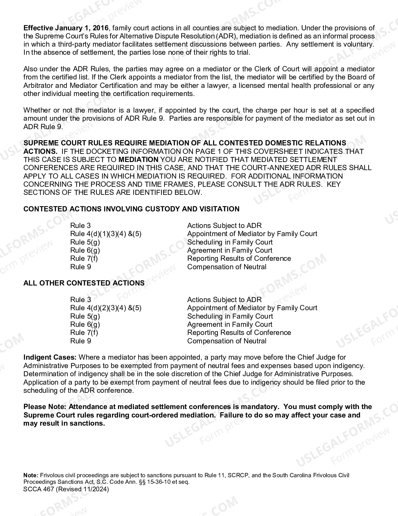 Preview Family Court Coversheet Name Change