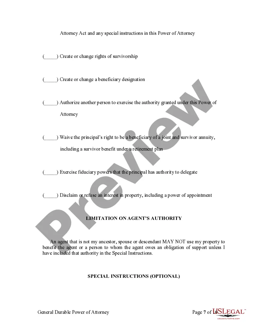 Get General Durable Power of Attorney for Property and Finances or Financial Effective Immediately Preview General Durable Power of Attorney for Property and Finances or Financial Effective Immediately
