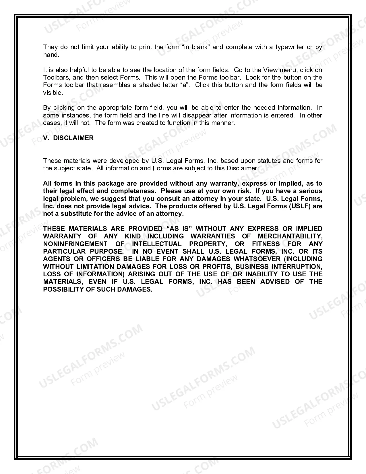 Preview South Carolina General Partnership Package