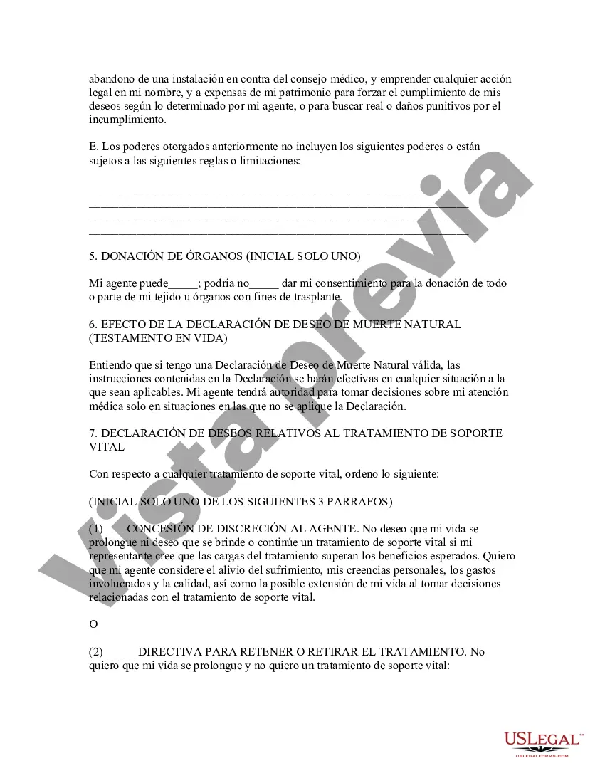 Preview Poder notarial legal para la atención de la salud