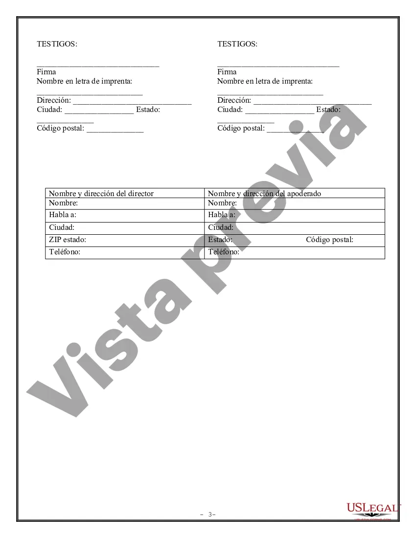Preview Poder Notarial Limitado para Transacciones de Acciones y Poderes Corporativos