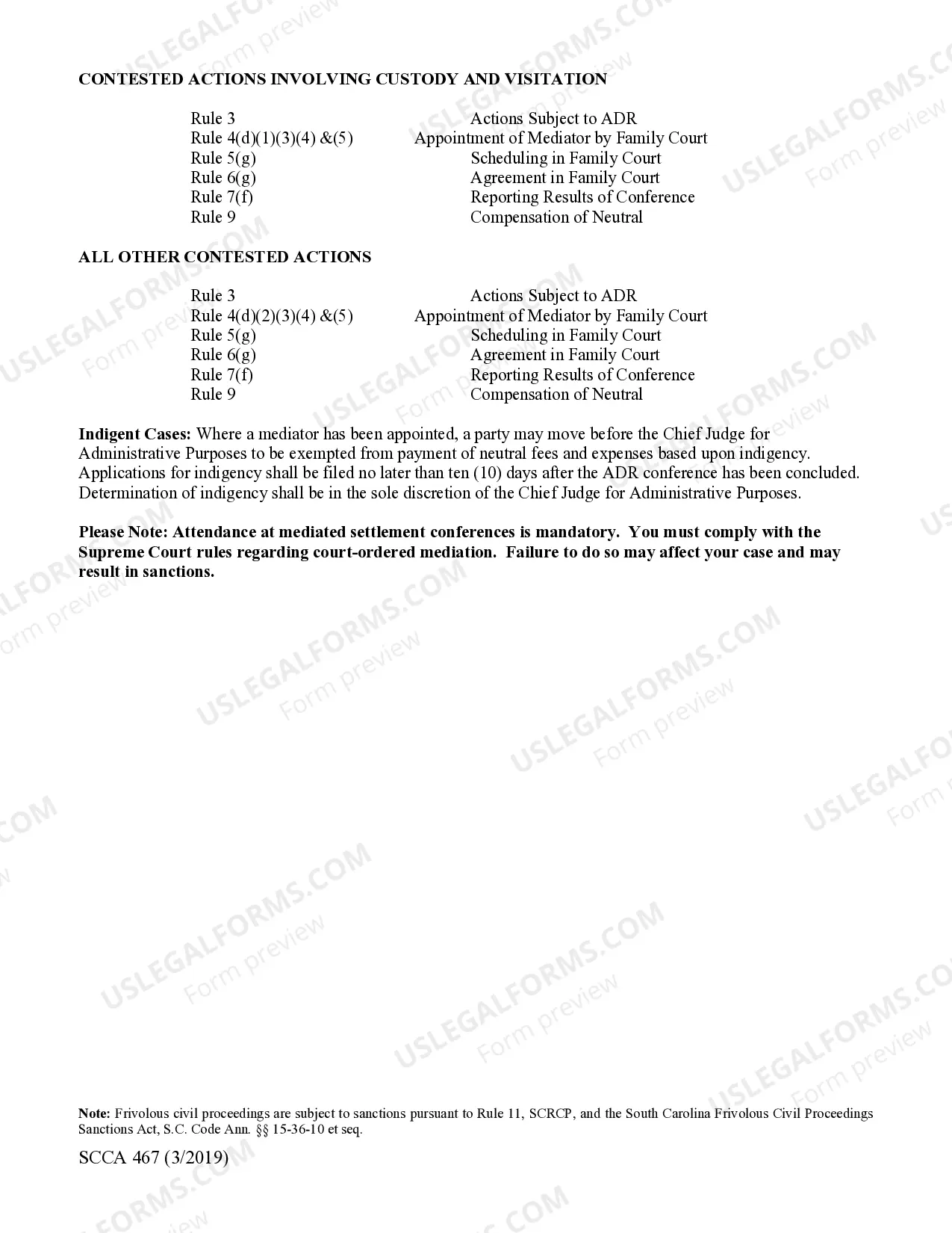 Preview Family Court Cover Sheet