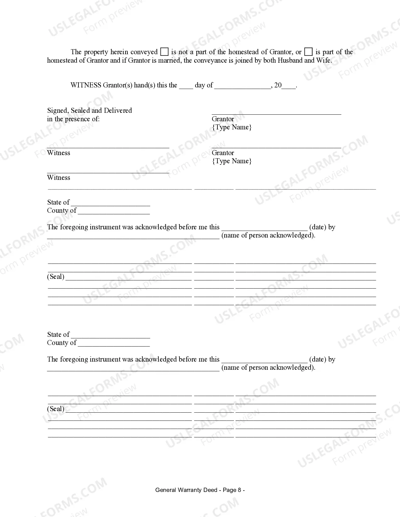 Preview Warranty Deed for Parents to Child with Reservation of Life Estate