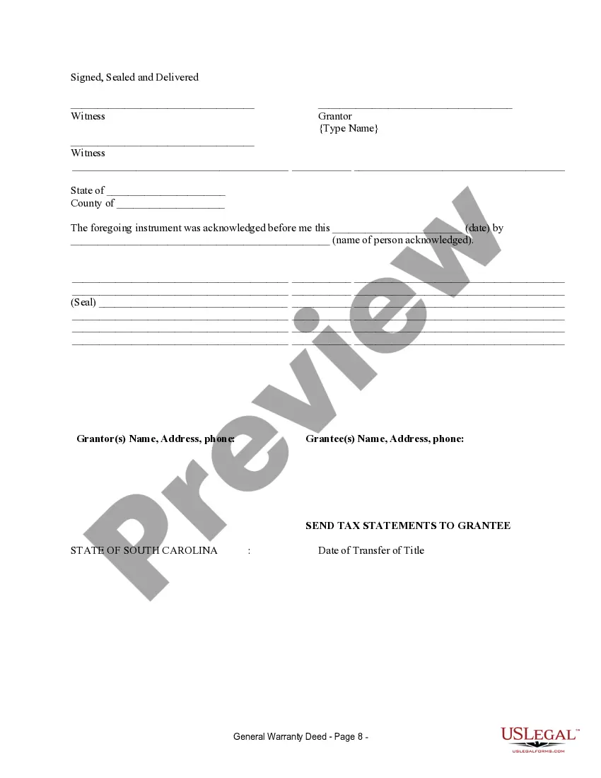 Preview Warranty Deed to Separate Property of One Spouse to Both Spouses as Joint Tenants