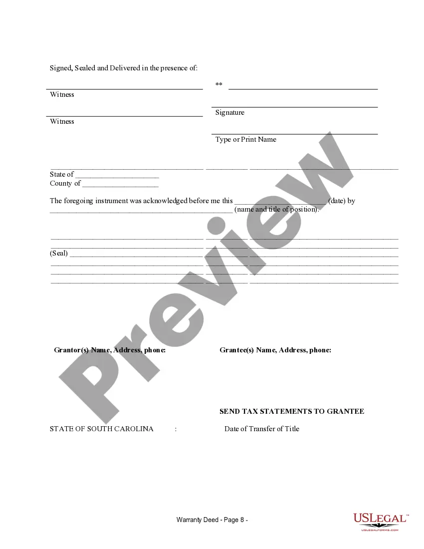 Preview Fiduciary Deed for use by Executors, Trustees, Trustors, Administrators and other Fiduciaries