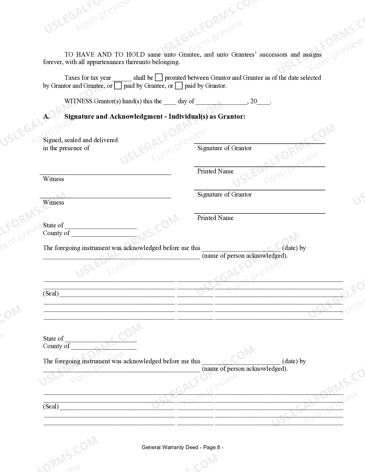 Preview Warranty Deed from Limited Partnership or LLC is the Grantor, or Grantee