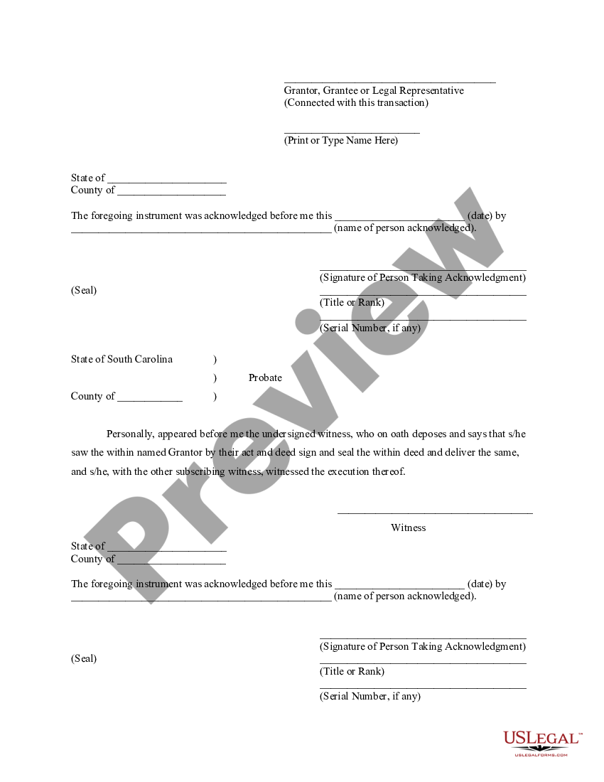 South Carolina Quit Claim With Mortgage Us Legal Forms 0131