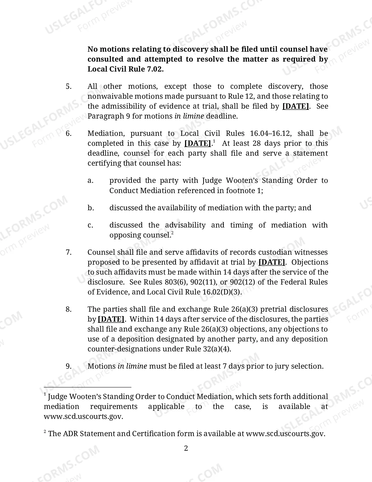 Preview Consent Amended Scheduling Order (Wooten)